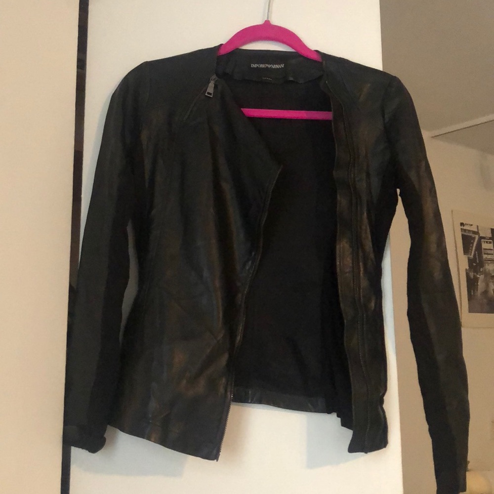 Emporio Armani Leather Jacket